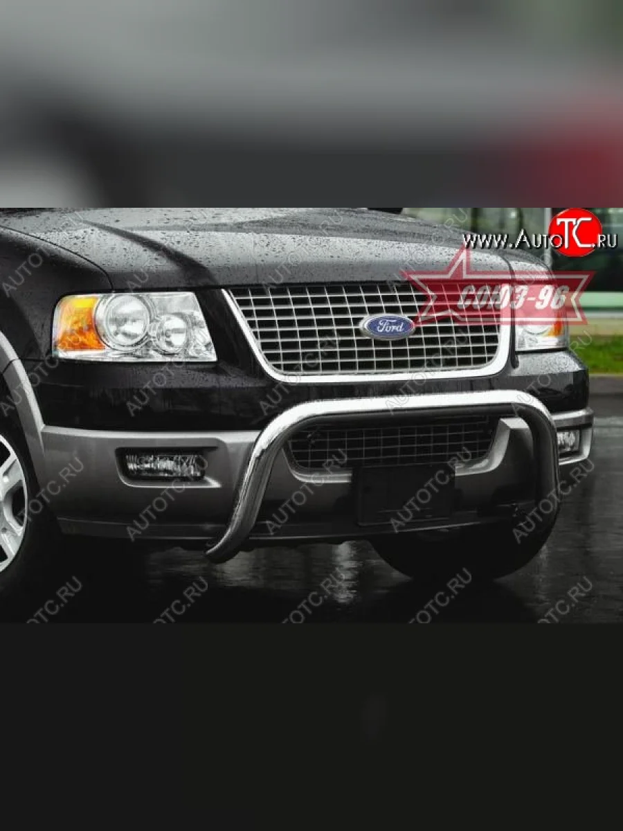 Защита переднего бампера Souz-96 (d76) Ford Expedition U222 (2002-2006)  в Самаре Самарской области