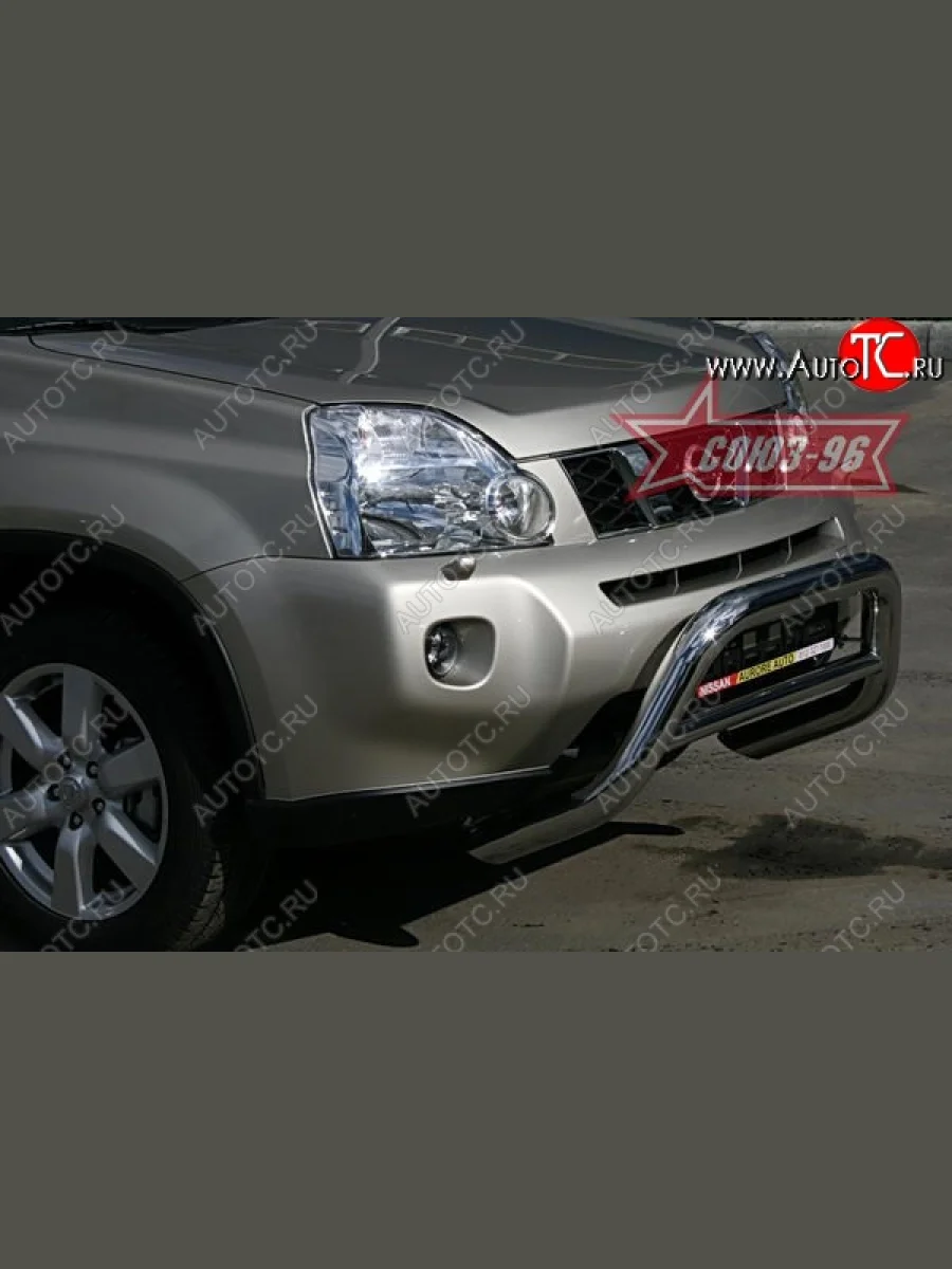 Защита переднего бампера Souz-96 (d76)  Nissan X-trail (2007-2011) 2 T31  в Самаре Самарской области