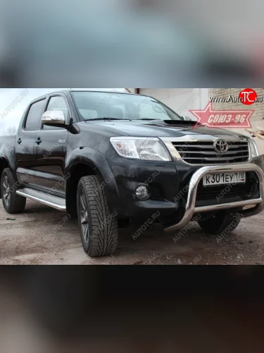 Защита переднего бампера Souz-96 (d76) Toyota Hilux  AN20,AN30 (2011-2016)  2-ой рестайлинг