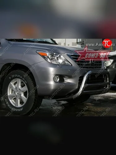 Защита переднего бампера Souz-96 (d76) Lexus LX570  J200 (2007-2012) дорестайлинг