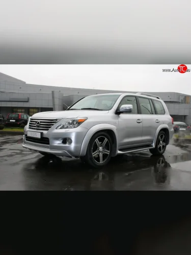 Накладка на передний бампер Goldman Lexus LX570 J200 дорестайлинг (2007-2012)