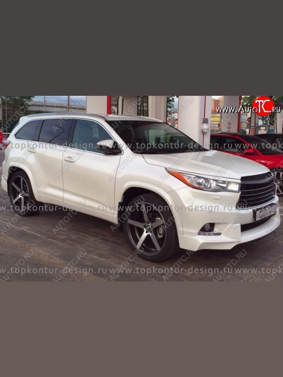 Комплект накладок на колёсные арки TopKontur Design  Toyota Highlander (2013-2017) XU50  в Перми Пермском крае