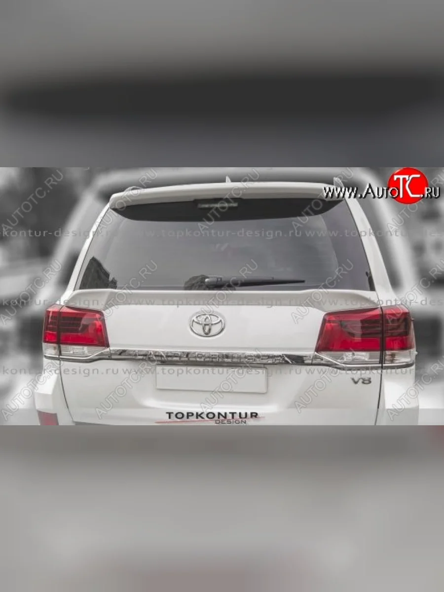Спойлер TopKontur Design (нижний)  Toyota Land Cruiser (2012-2015) 200 (Неокрашенный)  в Перми Пермском крае