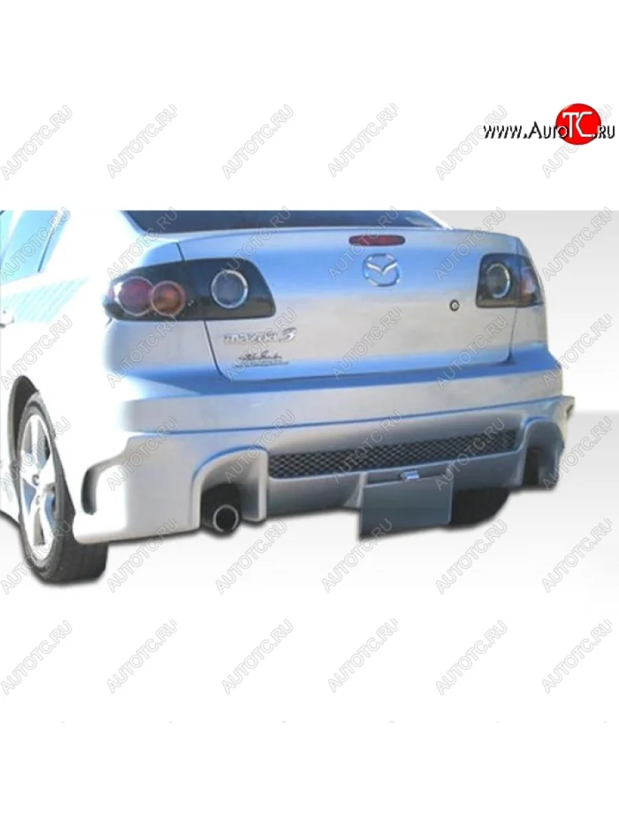 Задний бампер RAVEN DESIGN Mazda 3/Axela BK дорестайлинг седан (2003-2006) (Неокрашенный)  с доставкой в г. Керчь