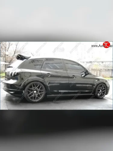 Накладки на колёсные арки ASC MAGNUM Mazda 3/Axela BK дорестайлинг, хэтчбэк (2003-2006)