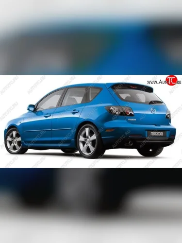 Пороги накладки SPORTEST Mazda 3/Axela BK дорестайлинг, хэтчбэк (2003-2006)
