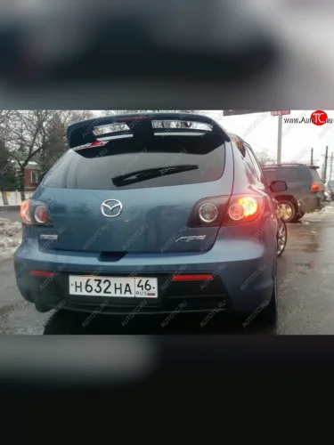 Спойлер со стоп-сигналом ASC Mazda 3/Axela BK дорестайлинг, хэтчбэк (2003-2006)