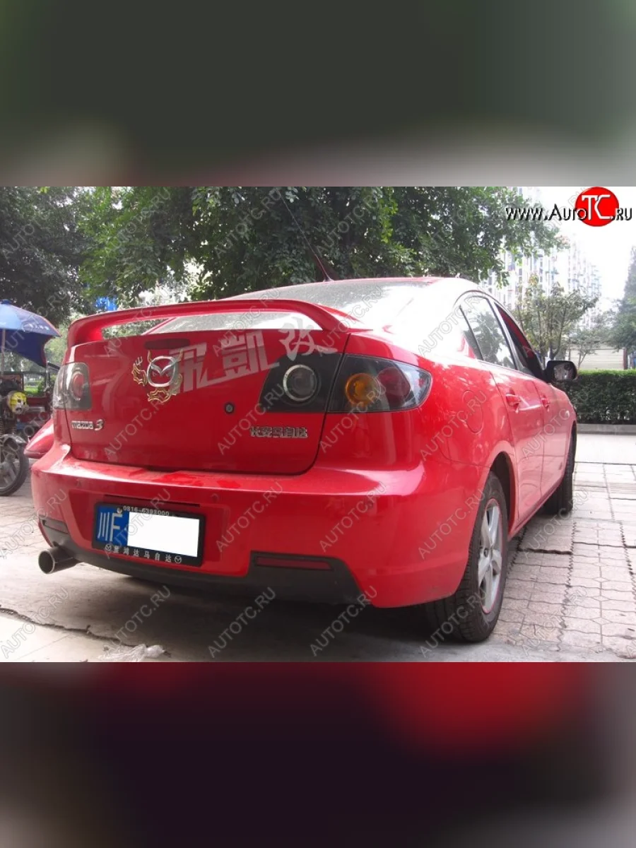 Спойлер KENSTYLE EDITION Mazda 3/Axela BK дорестайлинг седан (2003-2006) (Неокрашенный)  с доставкой в г. Керчь