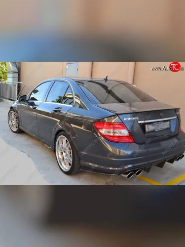Лип спойлер BRABUS Mercedes-Benz C-Class W204 дорестайлинг седан (2007-2011)