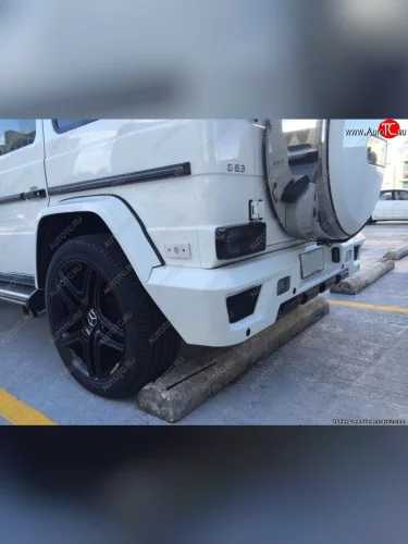 Задний бампер G63 AMG Mercedes-Benz G class W463 5 дв. дорестайлинг (1989-1994)