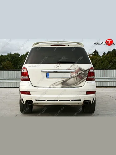 Накладка на задний бампер BRABUS ON ROAD Mercedes-Benz GL class X164 дорестайлинг (2006-2009)