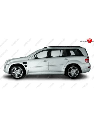 Пластиковые пороги Lorinser Mercedes-Benz GL class X164 рестайлинг (2009-2012)