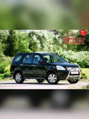 Защита переднего бампера Souz-96 (d60) Honda CR-V  RD4,RD5,RD6,RD7,RD9  (2001-2004) дорестайлинг
