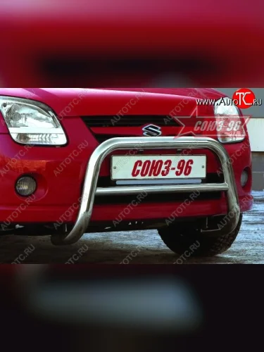 Защита переднего бампера Souz-96 (d60) Suzuki Ignis (2003-2008)