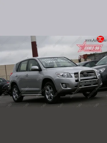 Защита переднего бампера Souz-96 (d60) Toyota RAV4  XA30 (2008-2010) 5 дв. 1-ый рестайлинг