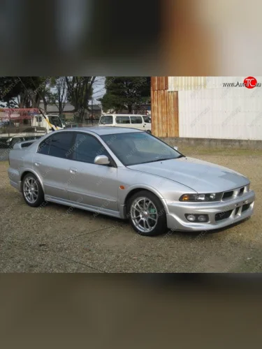Пороги накладки VR4 SUPER Mitsubishi Galant 8  дорестайлинг седан (1996-1998)