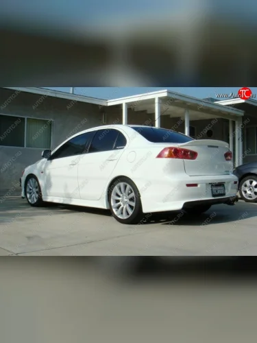 Лип спойлер Утиный Хвост Mitsubishi Lancer 10 CY седан рестайлинг (2011-2017)