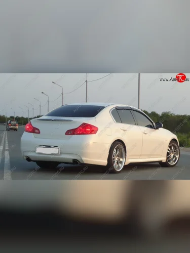 Пороги накладки H-STYLE Nissan Skyline V36 (2006-2014)