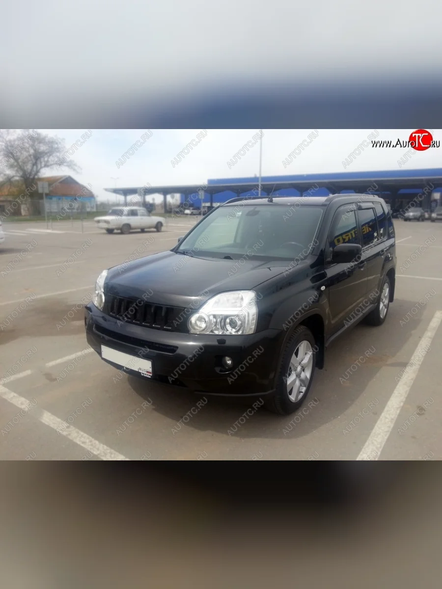 Решетка радиатора GENEFIELD Nissan X-trail 2 T31 дорестайлинг (2007-2011) (Неокрашенная)  в Самаре Самарской области