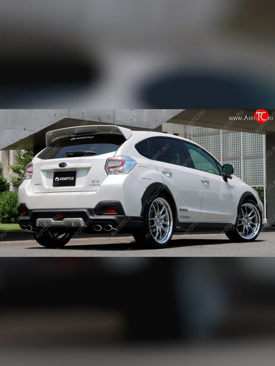 Задний бампер KENSTYLE Subaru XV GP/G33 дорестайлинг (2012-2016) (Неокрашенный)  в Керчи Республика Крым