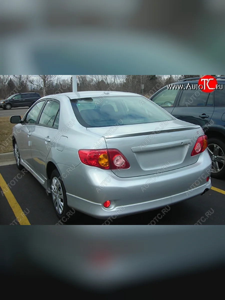 Лип спойлер TOP WING Toyota Corolla E150 седан дорестайлинг (2006-2010) (Неокрашенный)  в Перми Пермском крае