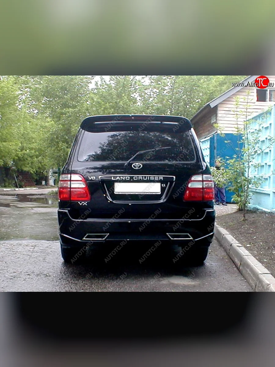 Задний бампер HUNTER Toyota Land Cruiser 10 100 дорестайлинг (1998-2002) (Неокрашенный)  в Керчи Республика Крым
