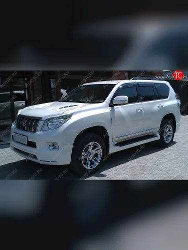 Пластиковые пороги Mz SPEED Toyota Land Cruiser Prado J150 дорестайлинг (2009-2013)
