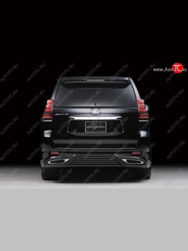 Накладка на задний бампер WALD BLACK BISON Toyota Land Cruiser Prado J150 дорестайлинг (2009-2013)