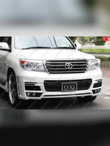 Передний бампер ZEUS LUV LINE Toyota Land Cruiser 200 дорестайлинг (2007-2012)
