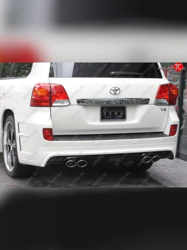 Задний бампер MzSpeed ZEUS LUV LINE Toyota Land Cruiser 200 дорестайлинг (2007-2012)