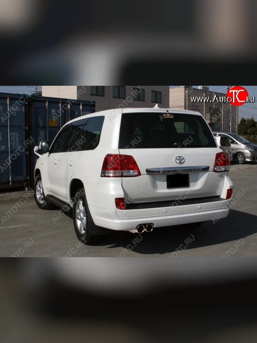 Накладка на задний бампер Modellista Toyota Land Cruiser 200 дорестайлинг (2007-2012) (Неокрашенная)  в Воронеже Воронежской области
