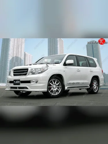 Накладка на передний бампер JAOS Toyota Land Cruiser 200 дорестайлинг (2007-2012)