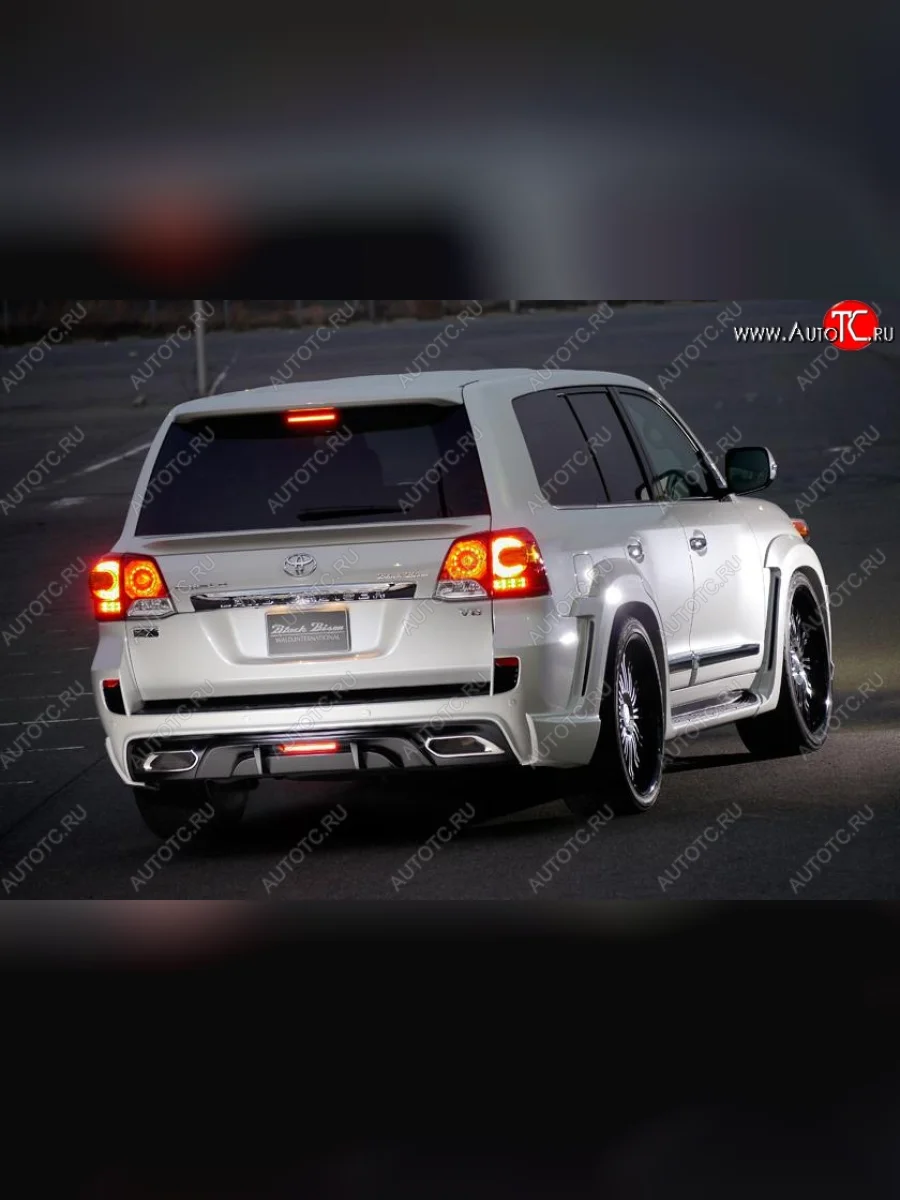 Лип спойлер WALD Toyota Land Cruiser 200 дорестайлинг (2007-2012) (Неокрашенный)  в Воронеже Воронежской области