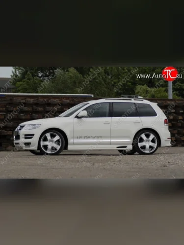 Пороги накладки JE DESIGN Volkswagen Touareg 1 GP дорестайлинг (2002-2007)
