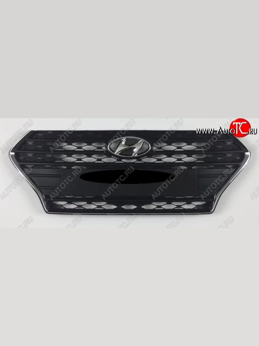 Решётка радиатора Стандарт Hyundai Solaris HCR седан дорестайлинг (2017-2020)  в Керчи Республика Крым