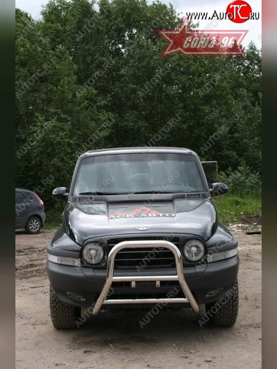 Защита переднего бампера Souz-96 (d60) ТАГАЗ Tager 3d (2008-2012)  в Керчи Республика Крым