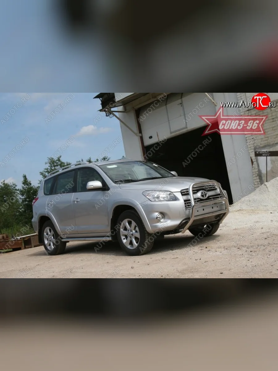 Защита переднего бампера Souz-96 (d60) Toyota RAV4 XA30 5 дв. удлиненный 2-ой рестайлинг (2010-2013)  в Самаре Самарской области