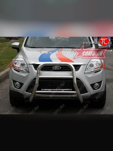 Защита переднего бампера Souz-96 (d60) Ford Kuga  1 (2008-2013)