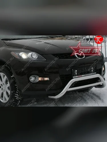 Защита переднего бампера Souz-96 (d60) Mazda CX-7 ER дорестайлинг (2006-2010)