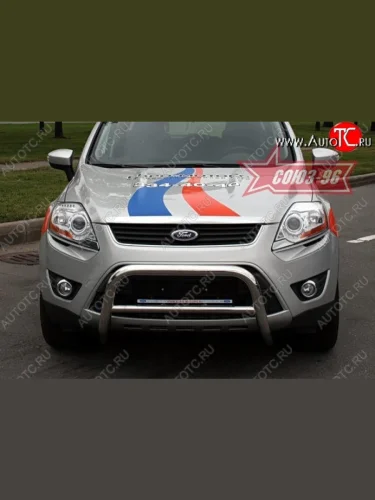 Защита переднего бампера Souz-96 (d60) Ford Kuga  1 (2008-2013)