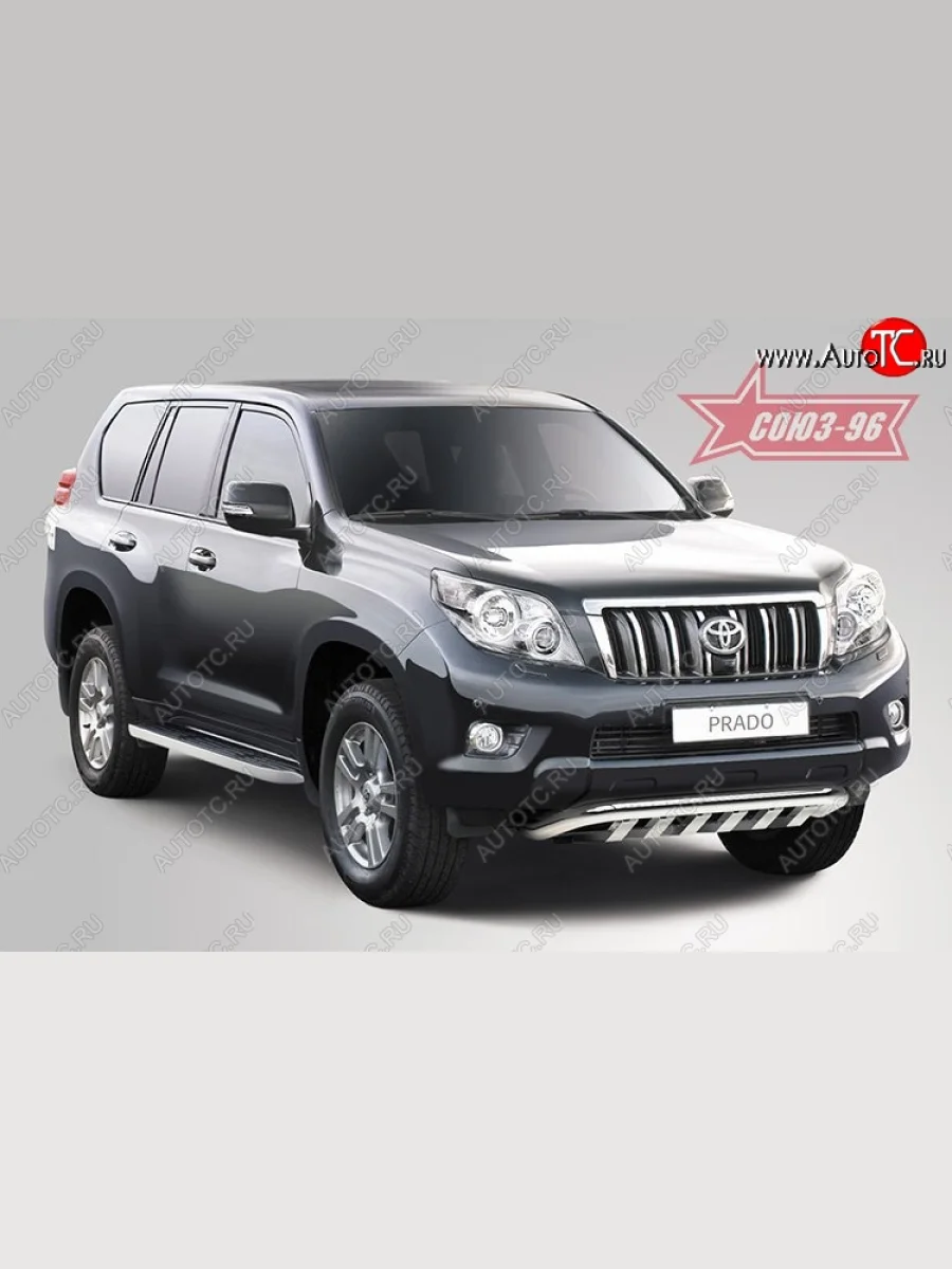 Защита переднего бампера Souz-96 (d60)  Toyota Land Cruiser Prado (2009-2013) J150  в Самаре Самарской области