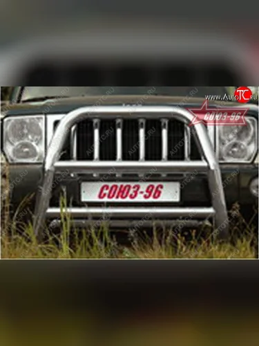Защита переднего бампера Souz-96 (d76) Jeep Commander (2006-2010)