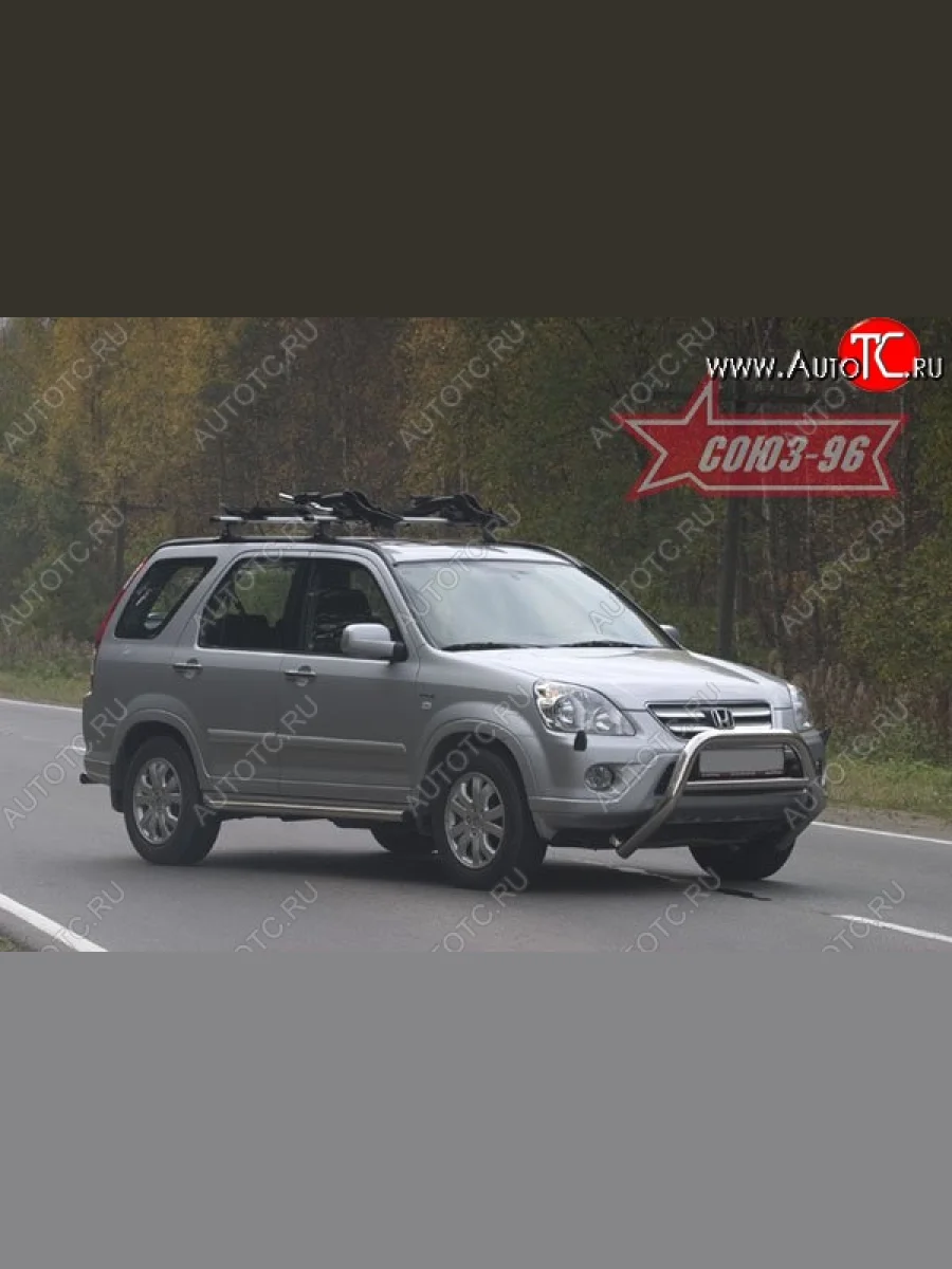 Защита переднего бампера Souz-96 (d76)  Honda CR-V (2004-2006) RD4,RD5,RD6,RD7,RD9   в Самаре Самарской области