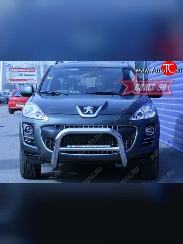 Защита переднего бампера Souz-96 (d76) Peugeot 4007 (2007-2012)