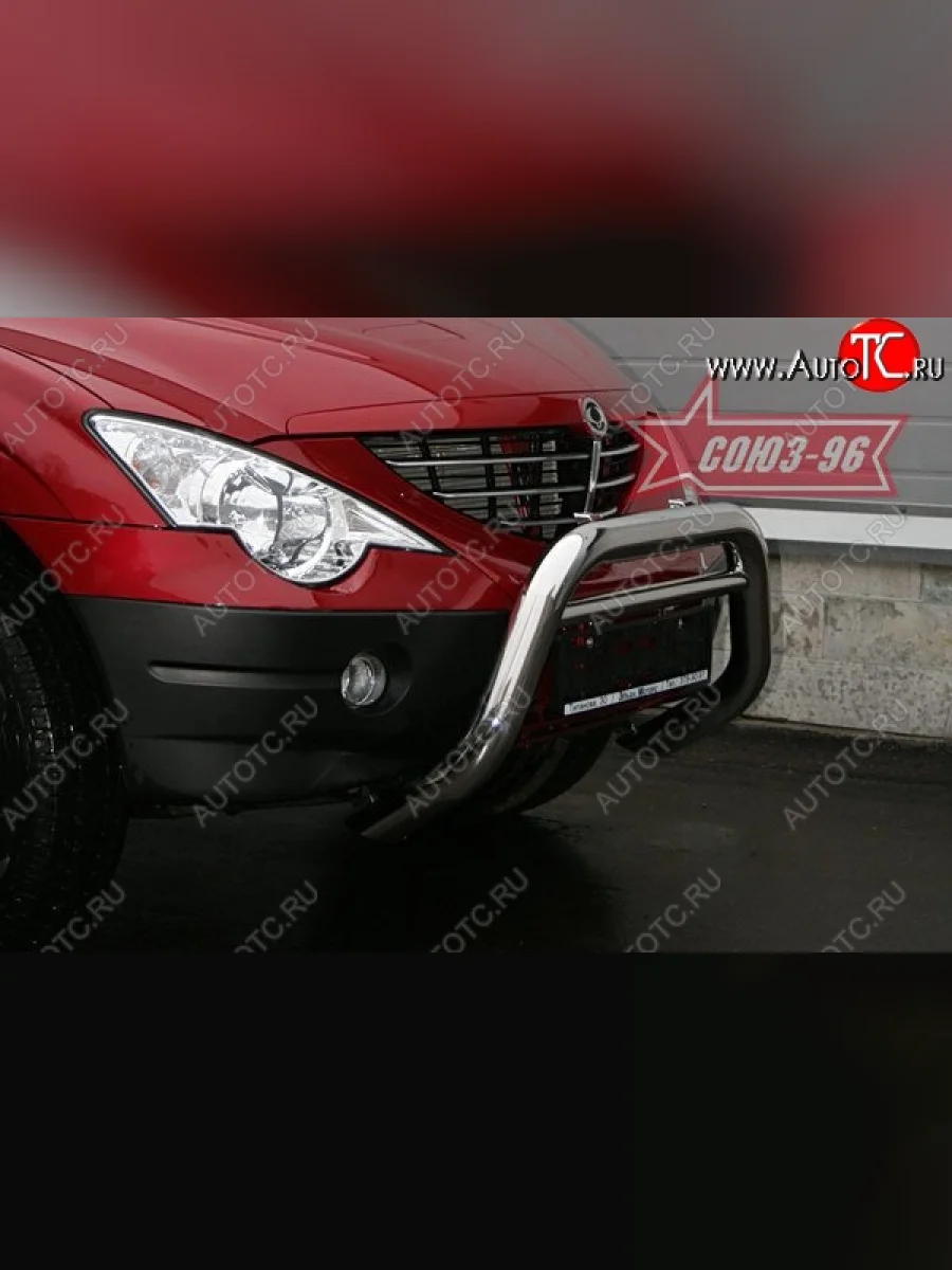 Защита переднего бампера Souz-96 (d76) SSANGYONG Actyon 1 (2006-2010)  в Перми Пермском крае