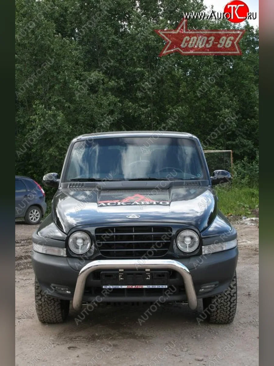 Защита переднего бампера Souz-96 (d76) ТАГАЗ Tager 3d (2008-2012)  в Керчи Республика Крым