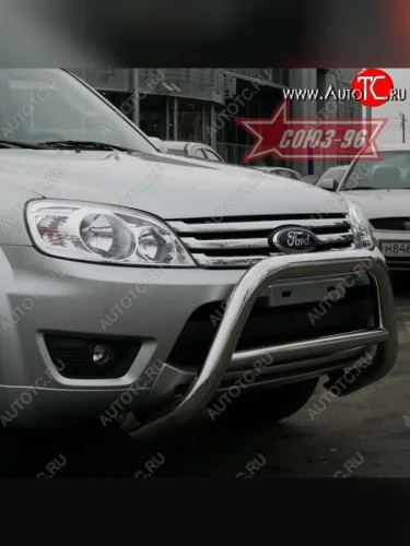 Защита переднего бампера Souz-96 (d76) Ford Escape 2 (2008-2012)
