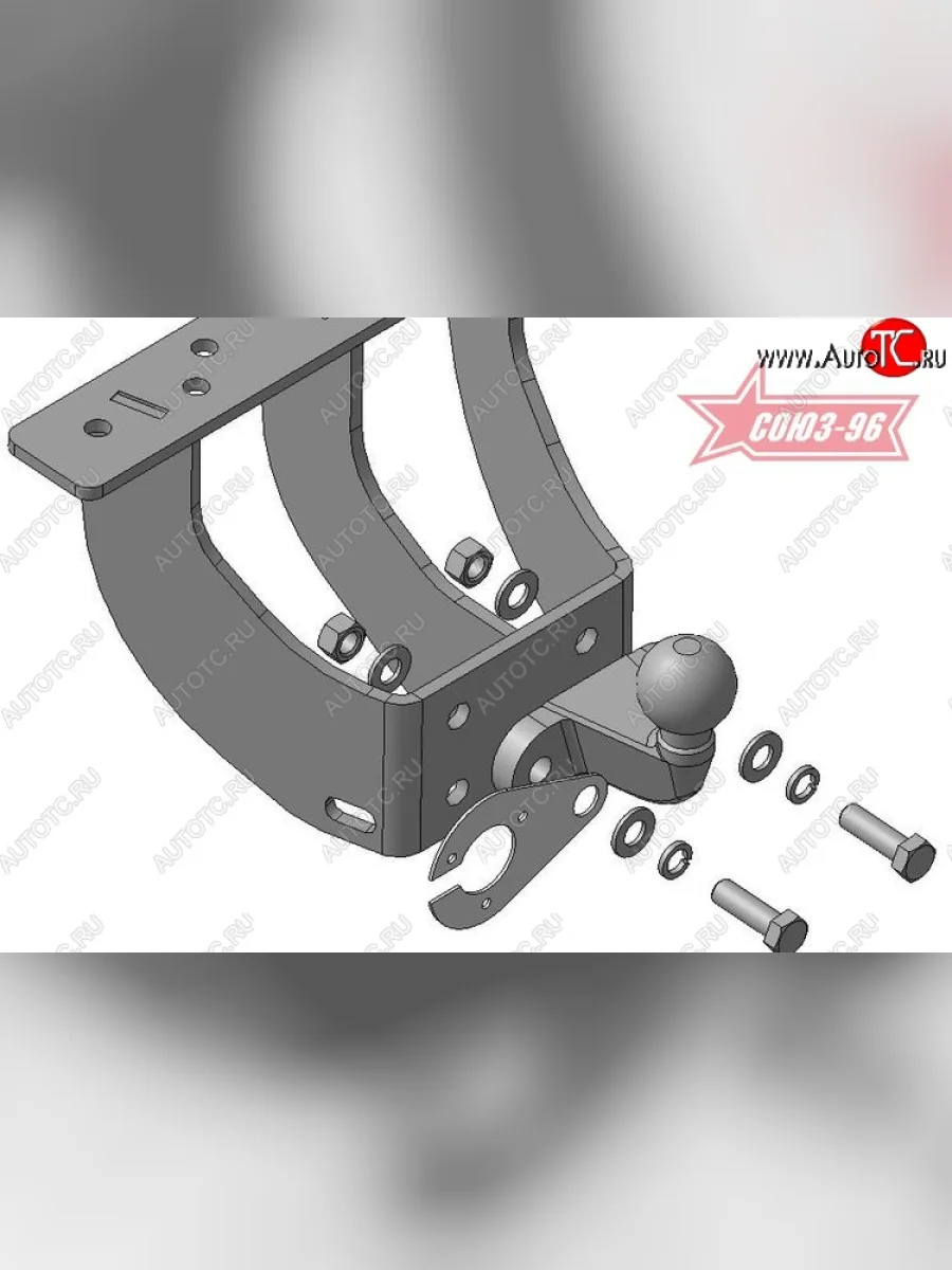 Фаркоп Souz-96 Nissan Pathfinder R51 рестайлинг (2009-2014)  с доставкой в г. Керчь