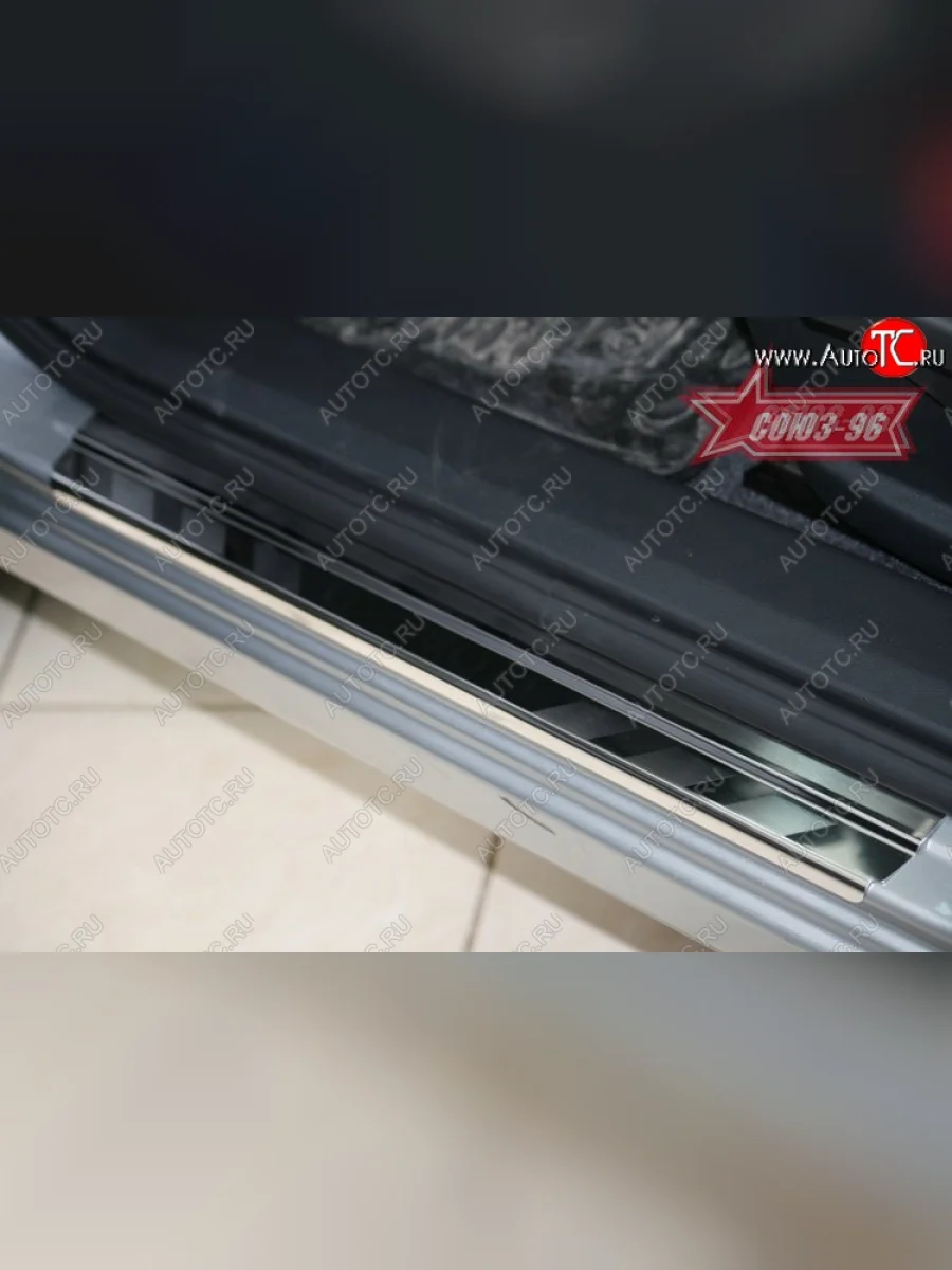 Накладка на внутренние пороги с логотипом Souz-96  Nissan Qashqai (2007-2022) 1 J10, 1, 2  в Перми Пермском крае