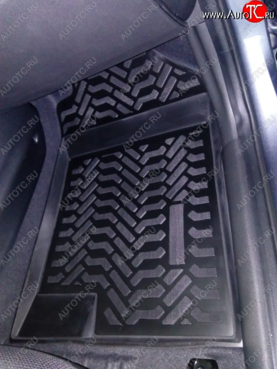 Коврики в салон Aileron 3D Hyundai Solaris HCR седан дорестайлинг (2017-2020)  с доставкой в г. Керчь